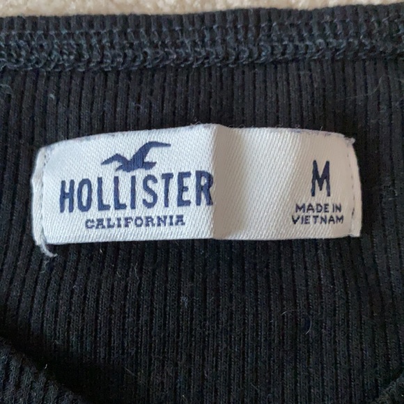 4 for $21 Hollister long sleeve black shirt - Picture 2 of 5